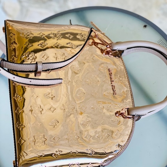 NWT MICHAEL KORS LARGE DOME EMMY SIG SATCHEL - Picture 5 of 8